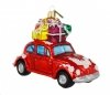 Christmas ornament Car with gifts - 13cm